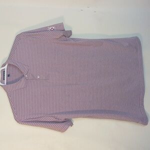 Peter Millar Men's Crown Crafted Polo Shirt Striped Short Sleeve Size Large